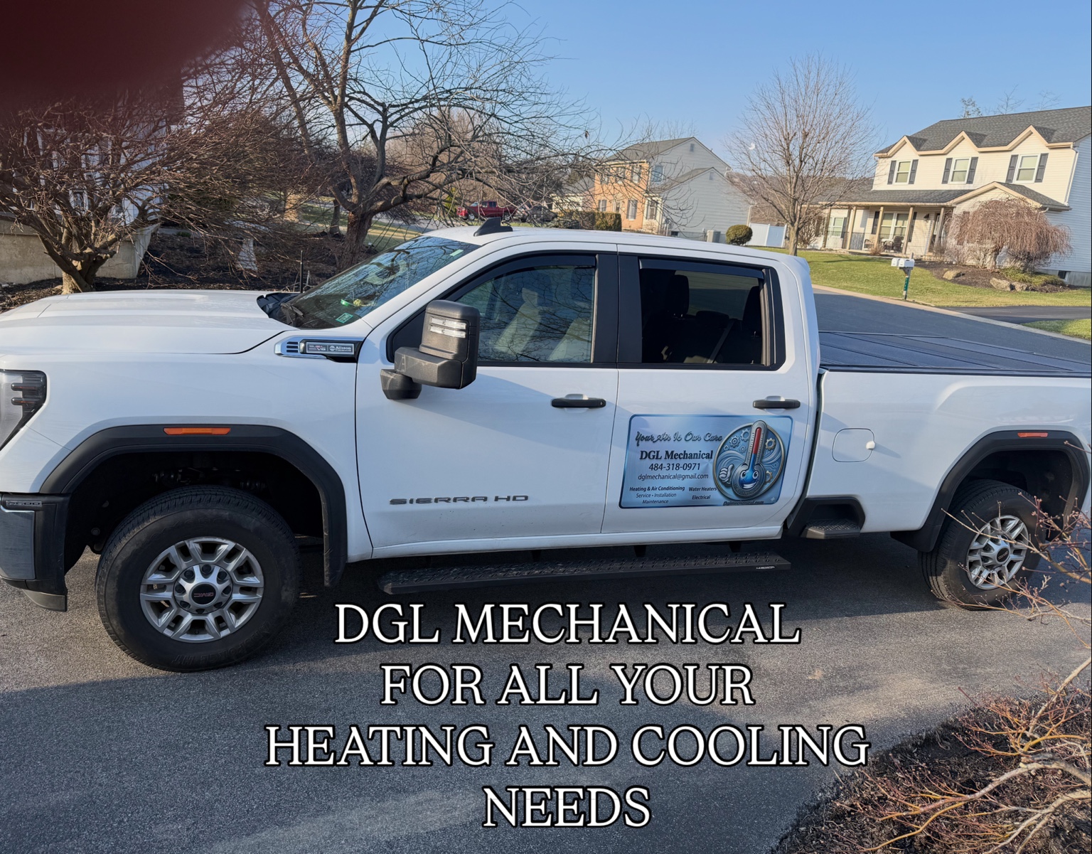 DGL Mechanical service truck branding